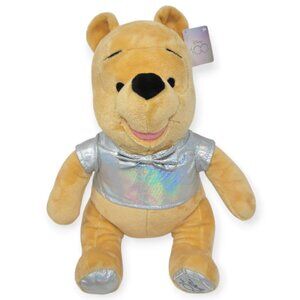 Disney Winnie the Pooh 100th Anniversary Plush 12” Silver Outfit with tags
